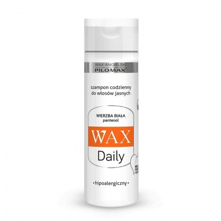 pilomax wax daily szampon z pantenolem do włosów ciemnych 200ml