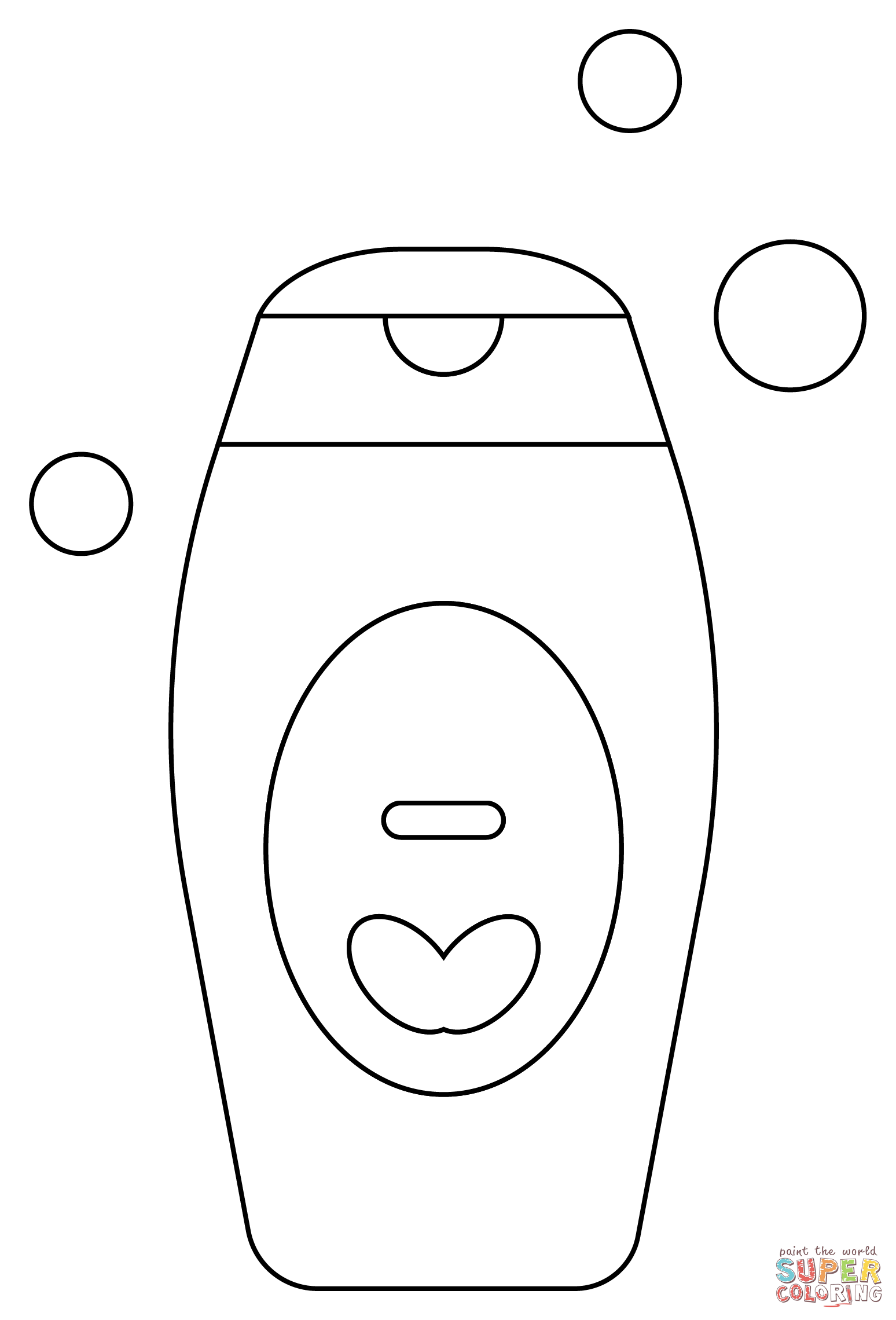 obrazki do kolorowania szampon dla dzieci