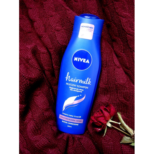 nivea hair milk szampon wizaż