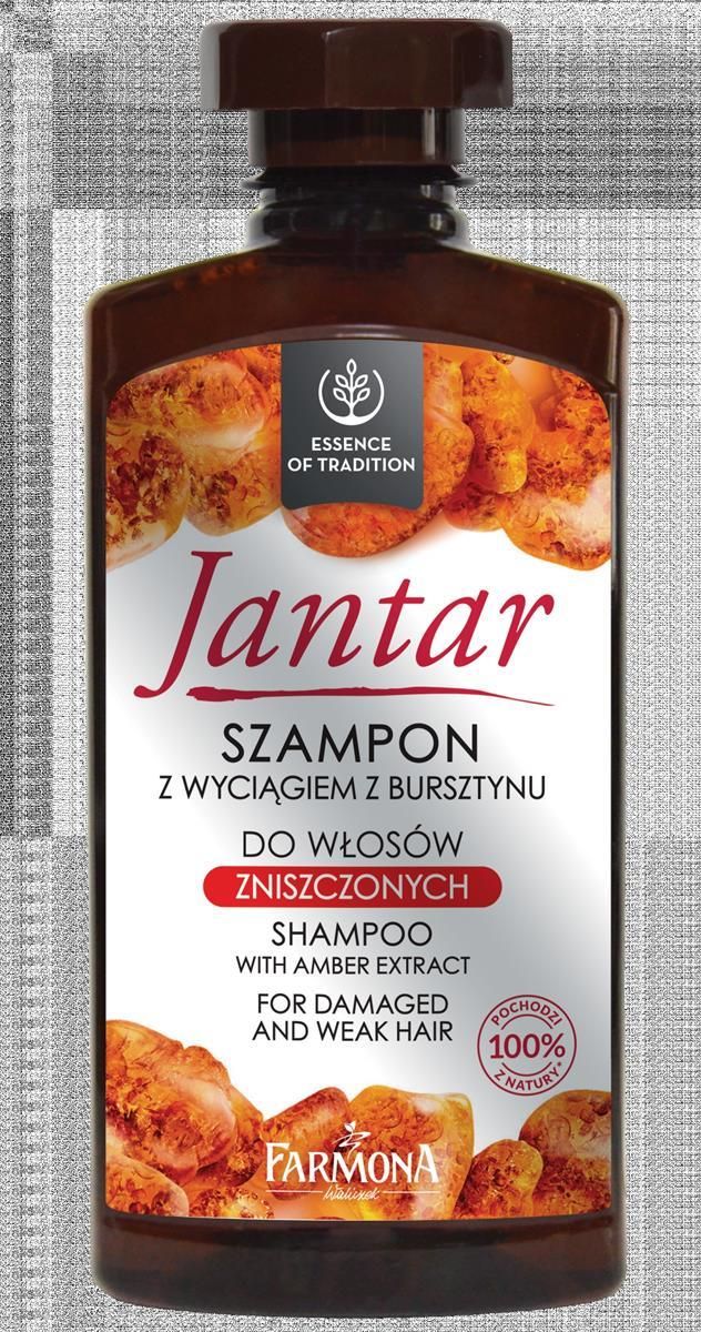 jantar szampon do włosów przeproteinowanych