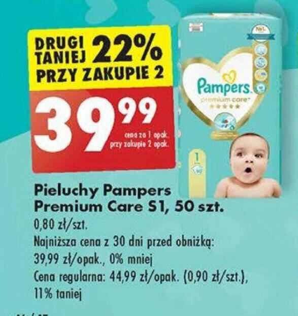 pampers 1 cena biedronka