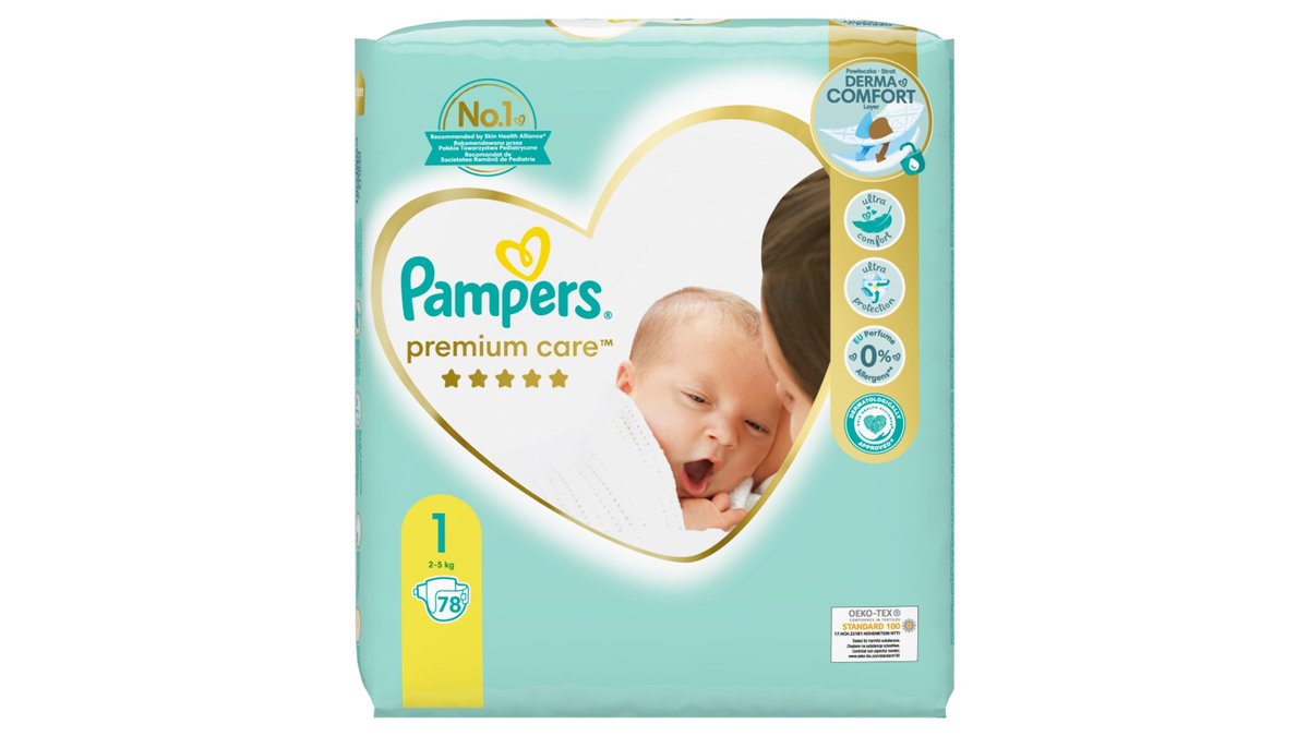 pampers 1 premium care 78