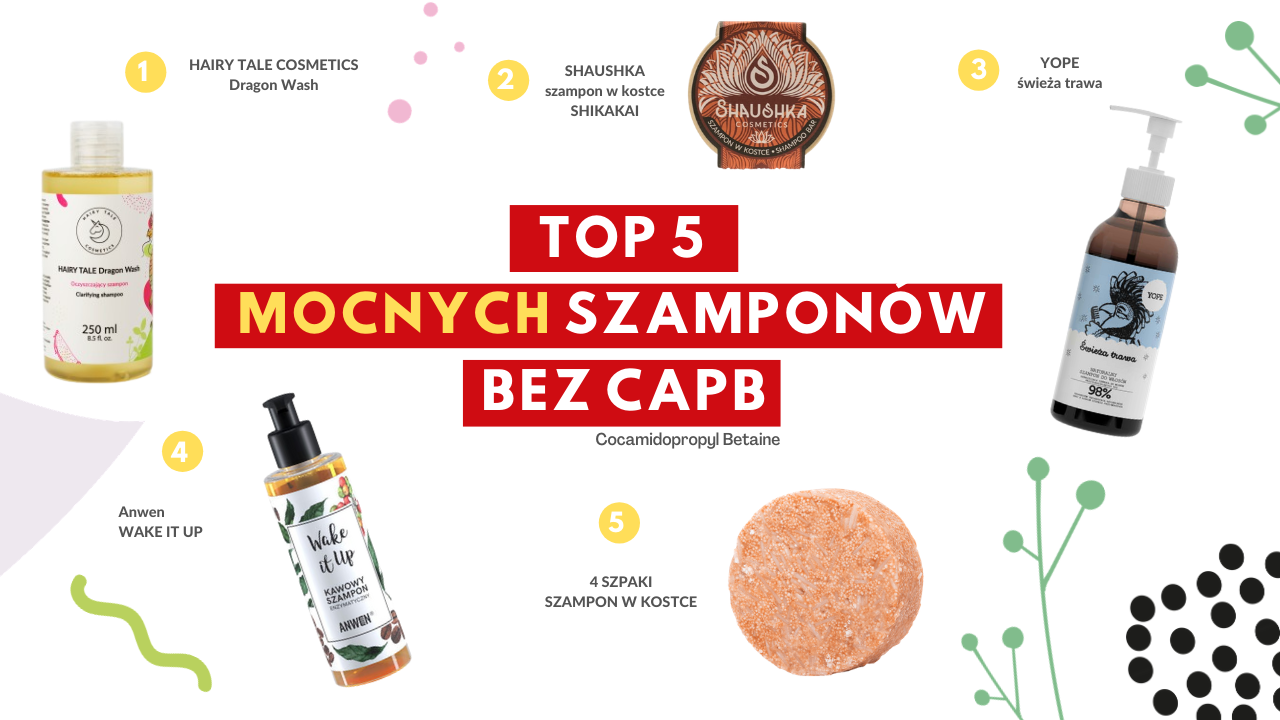 łagodny szampon bez cocamidopropyl betaine