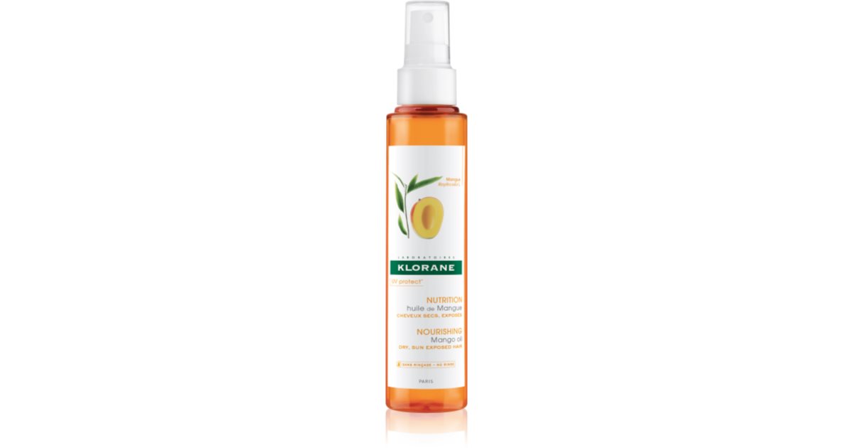 klorane olejek z mango do włosów suchych 125 ml doz