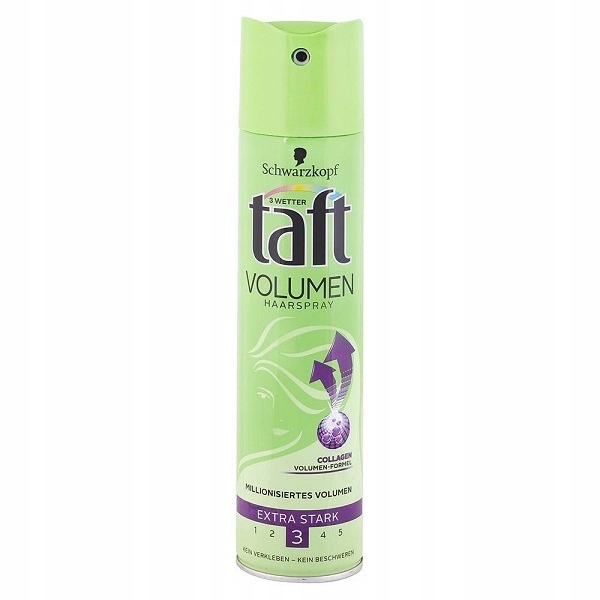 lakier do włosów taft volumen fresh 3 250ml