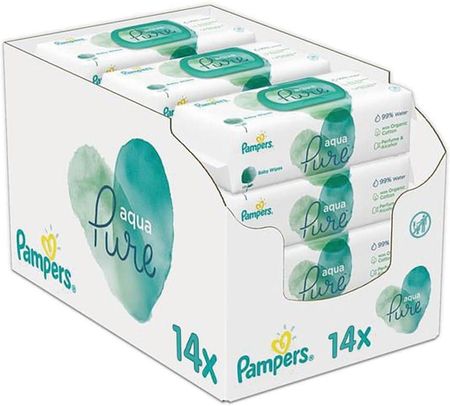 chusteczki pampers aqua pure wadye