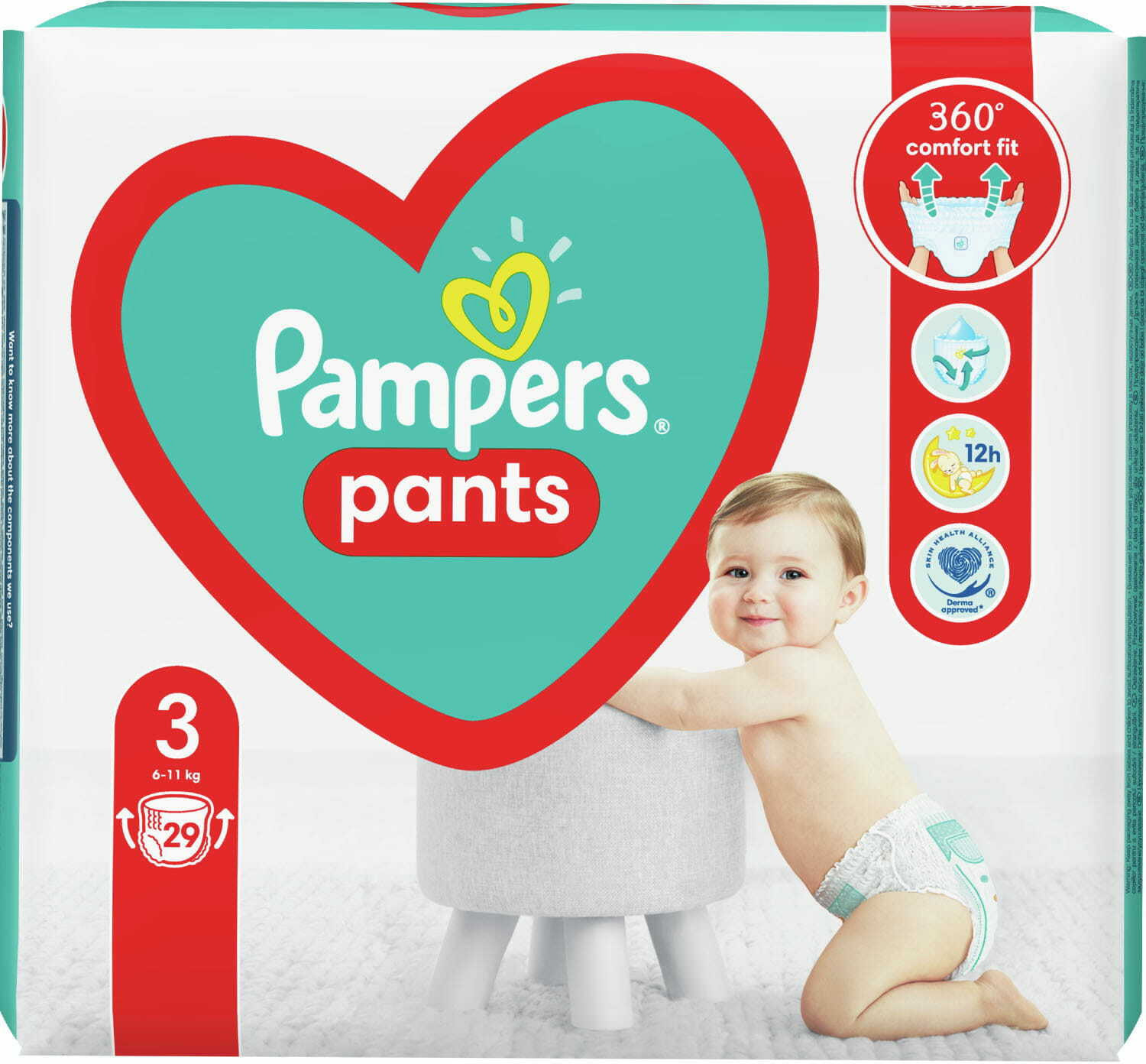 pampers pieluchomajtki midi 3