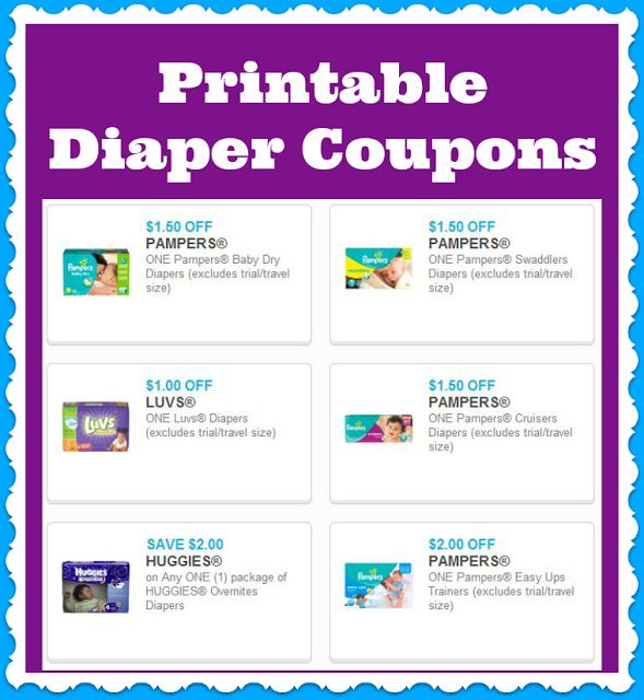 pampers diapers coupons