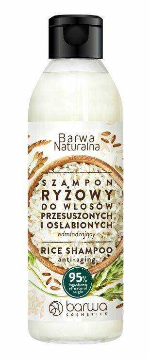 naturalna szampon do włosów ryżowy 300ml