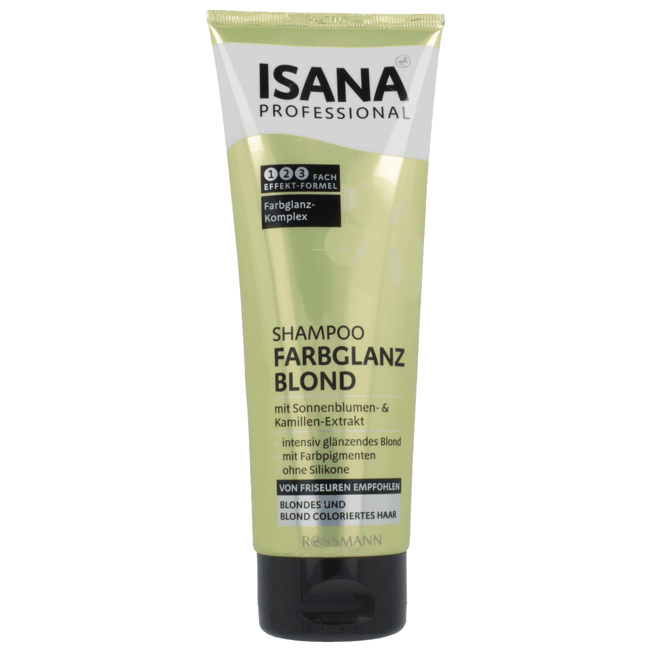 isana professional szampon do włosów połysk koloru blond