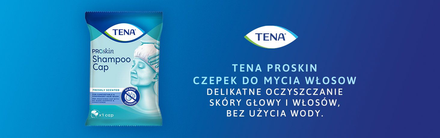 tena szampon w czepku