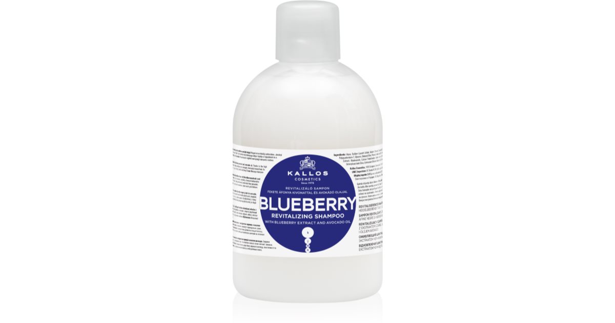 kallos blueberry szampon skład