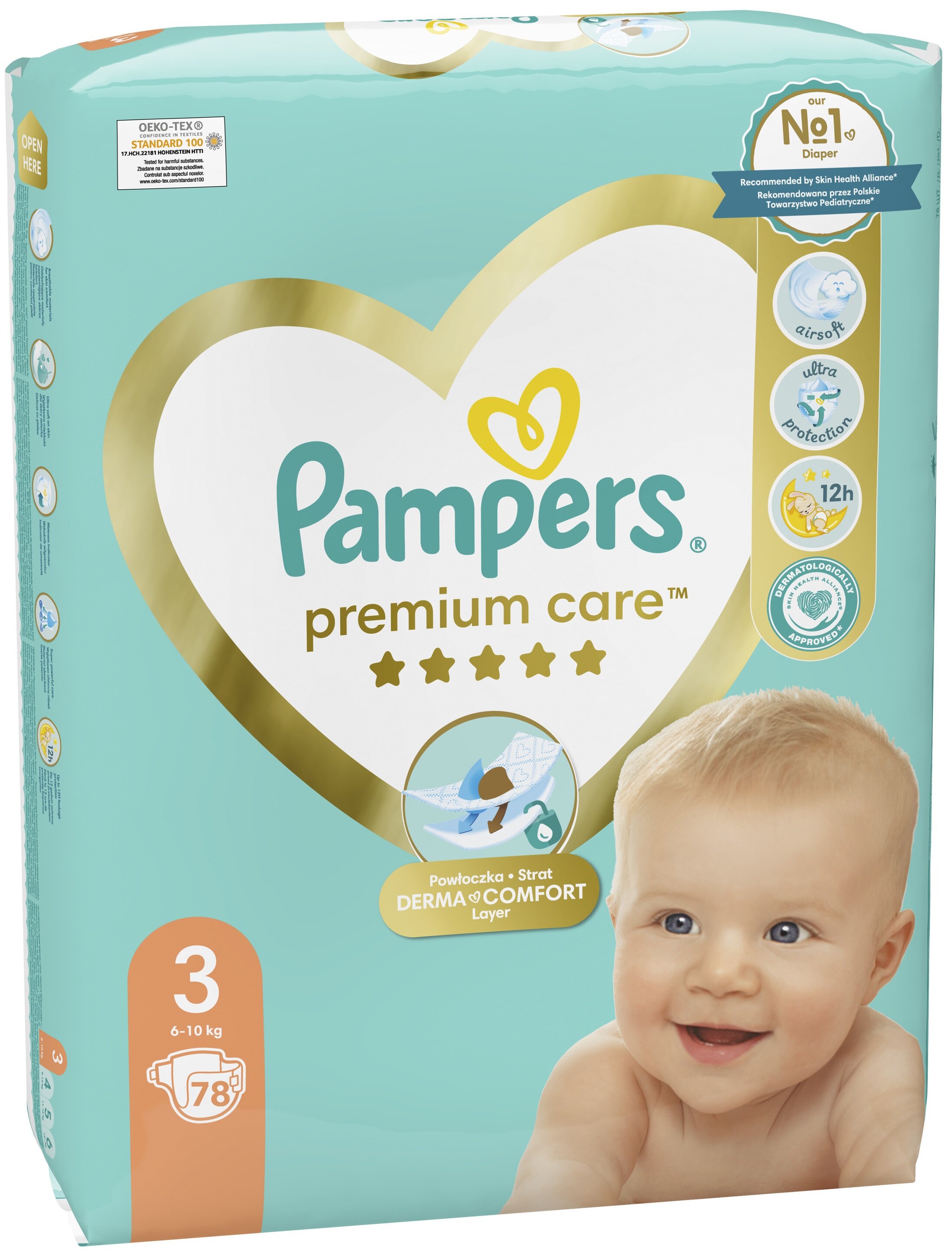 pampers premium care rozmiar 3 i 4