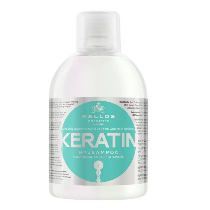 szampon z keratyną i proteinami mlecznymi