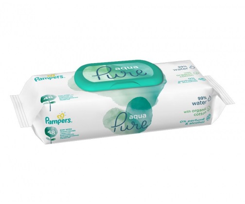 chusteczki pampers aqua pure wadye