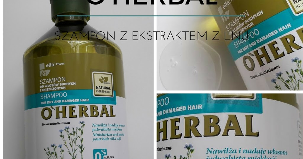 o herbal szampon do wlosow suchych i zniszczonych