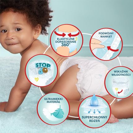 rozmiary pampers premium care