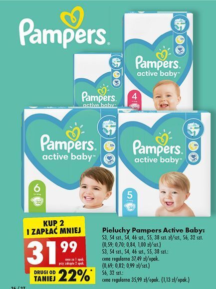 pampers active baby 5 promocja