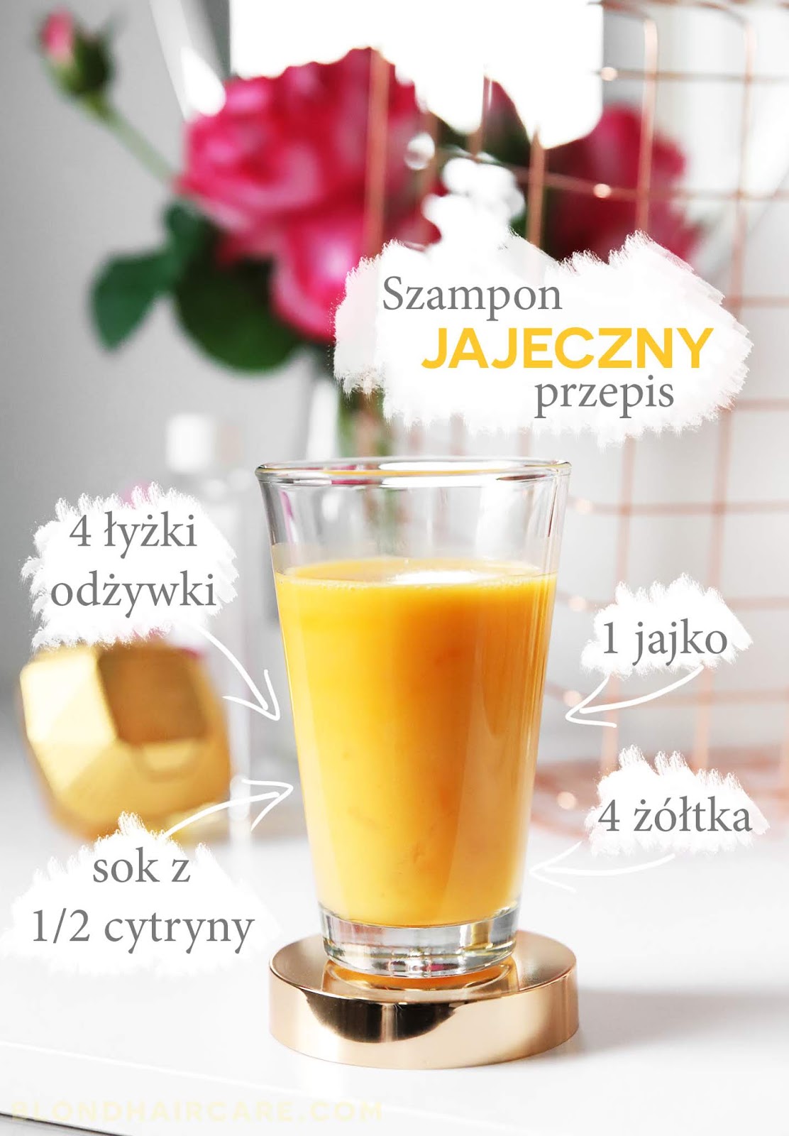 naturalny szampon z jajka