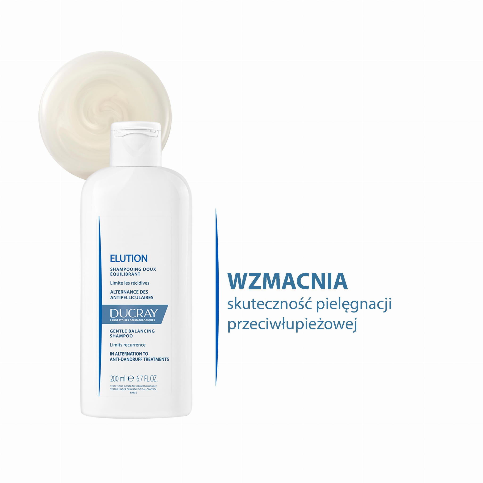 ducray elution szampon przywracający równowagę skórze głowy 400ml