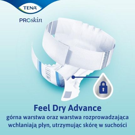 pieluchomajtki tena flex proskin super medium 71-102 cm 30 sztuk