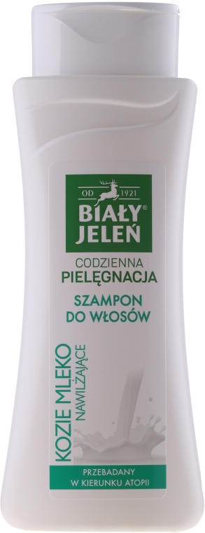 biały jeleń nawilżające kozie mleko hipoalergiczny szampon odżywka zestaw