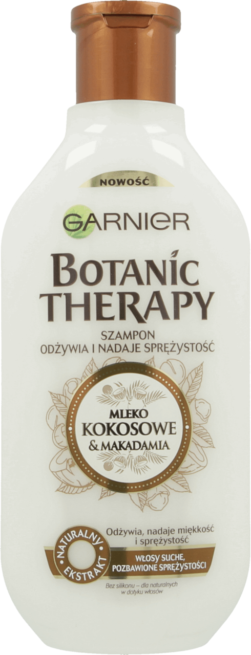 garnier botanic therapy szampon mleko kokosowe i makadamia