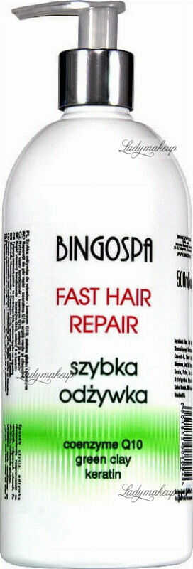 bingospa fast hair repair szybka odżywka do włosów 500ml