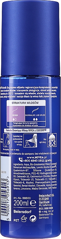 nivea hairmilk ekspresowa odżywka regenerująca do włosów suchych i zniszczonych