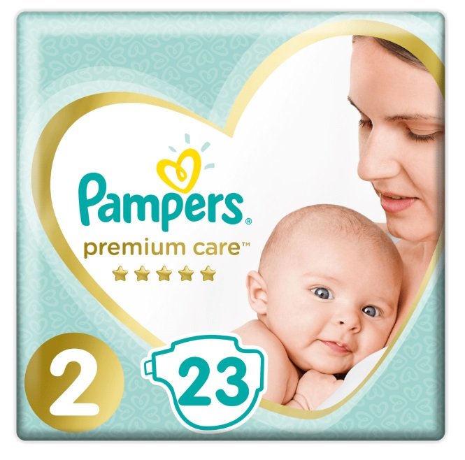 pampers premium care 2 new baby 80 sztuk