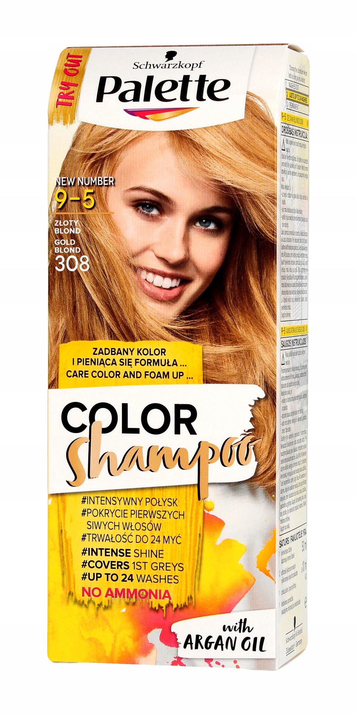 szampon palette blond złoty