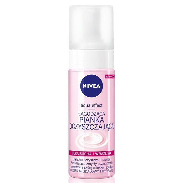 nivea pianka do mycia twarzy skóra wrażliwa