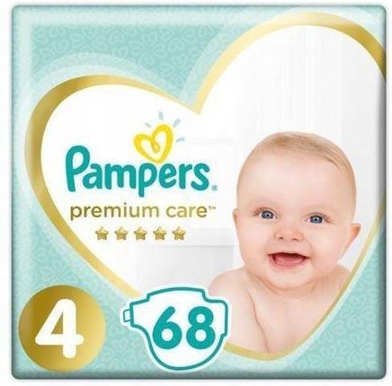 paczka pieluchy pampers care 4 160 szt