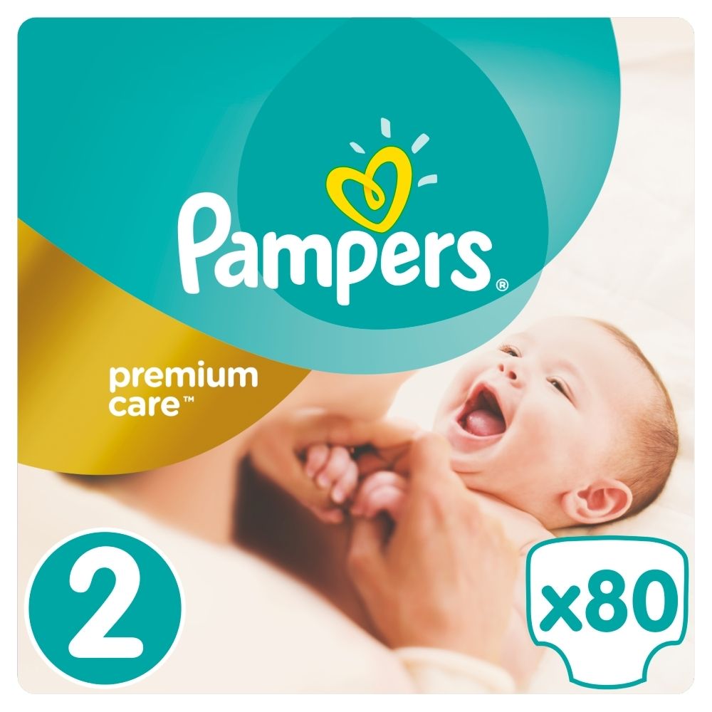 pampers premium care pieluchy rozmiar 2 mini 3-6kg 80 sztuk