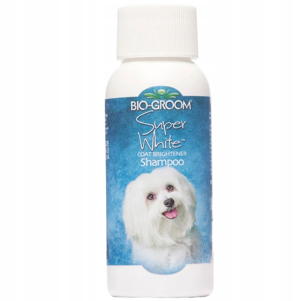 bio-groom super white 355 ml szampon rozjaśniający biały kolor