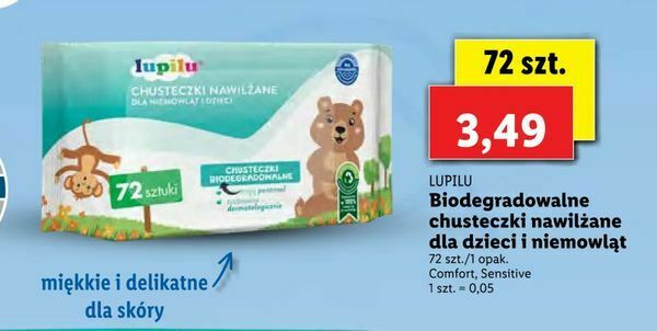 chusteczki nawilżane 3 49 lidl