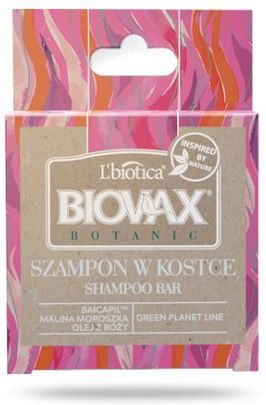 biovax botanic szampon w kostce malina