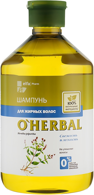 szampon z miętą pieprzową o herbal