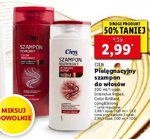 cien lidl szampon skład