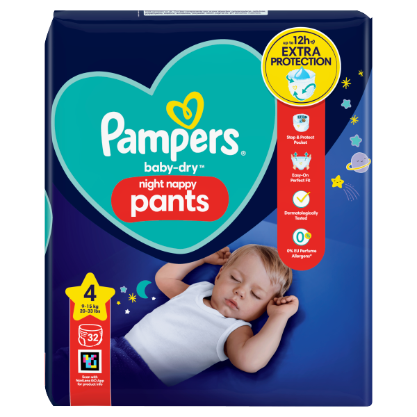 pampers 4 pants active dry