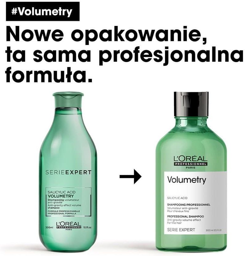 loreal professionnel volumetry szampon nadający objętość włosom cienkim 300ml