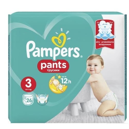 pampers pants 3 26 szt