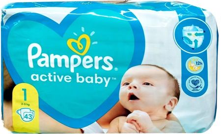 pampers new baby 1 2-5kg 43szt p&g-pampers