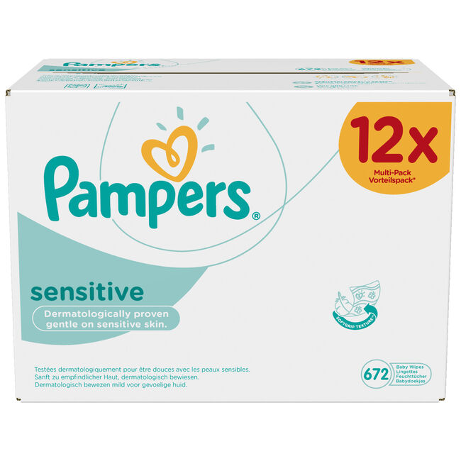 pampers sensitive billendoekjes