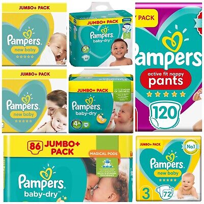 pampers active dry 4 ebay