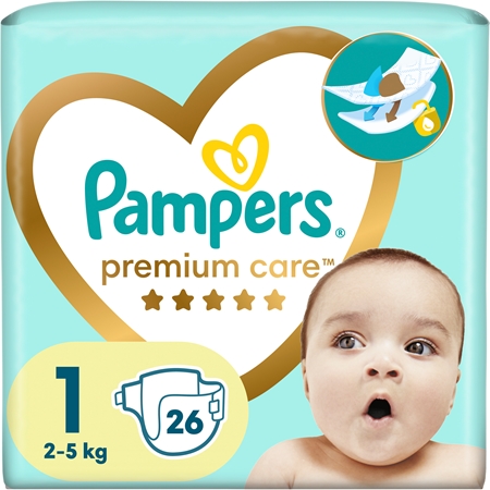 pampers premium care 1 new born 2 mini 146sztuk