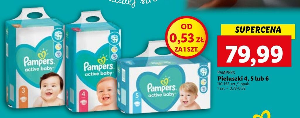 pampersy pampers lidl 4