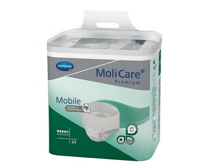 molicare pieluchomajtki premium mobile 10 kropli rozmiar l