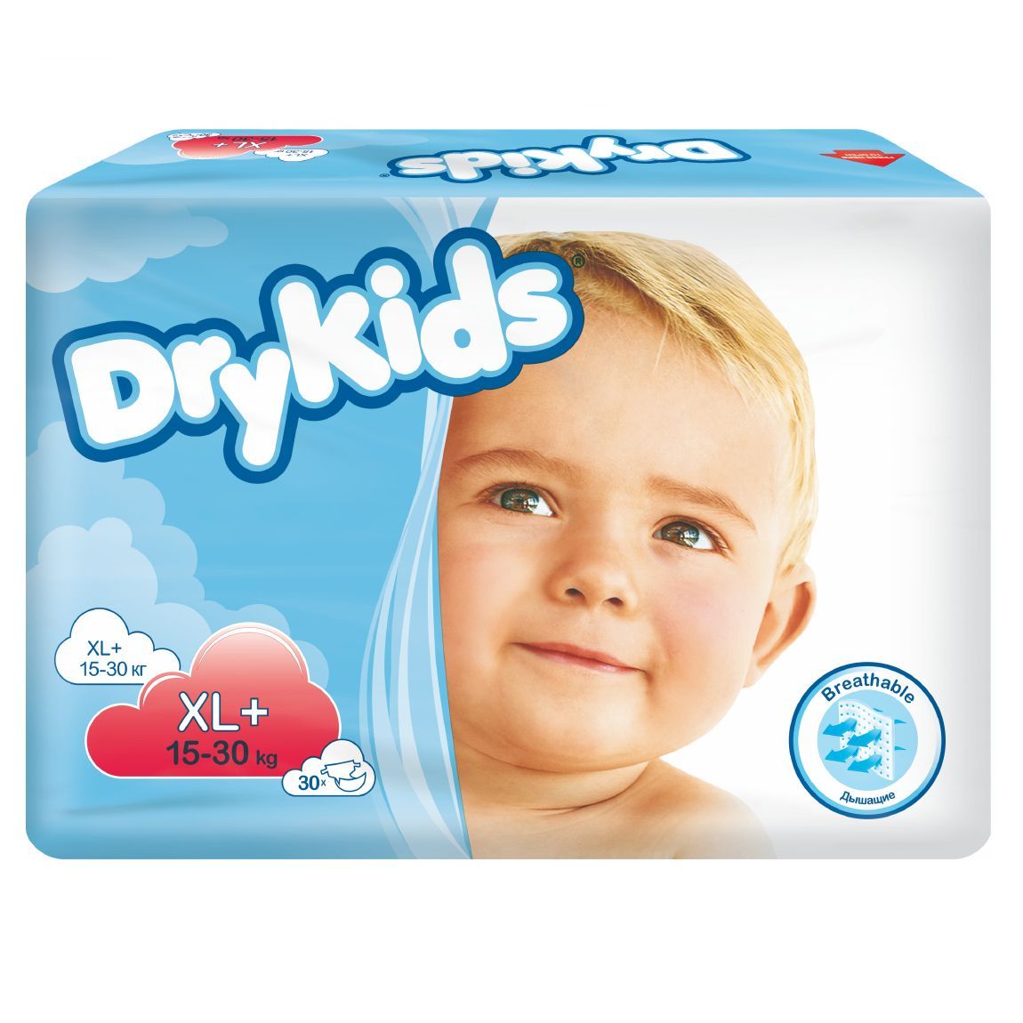 pieluchy dry kids xl+ 15-30 kg