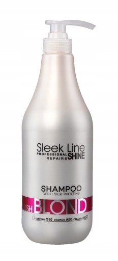 stapiz szampon różowy sleek line blond